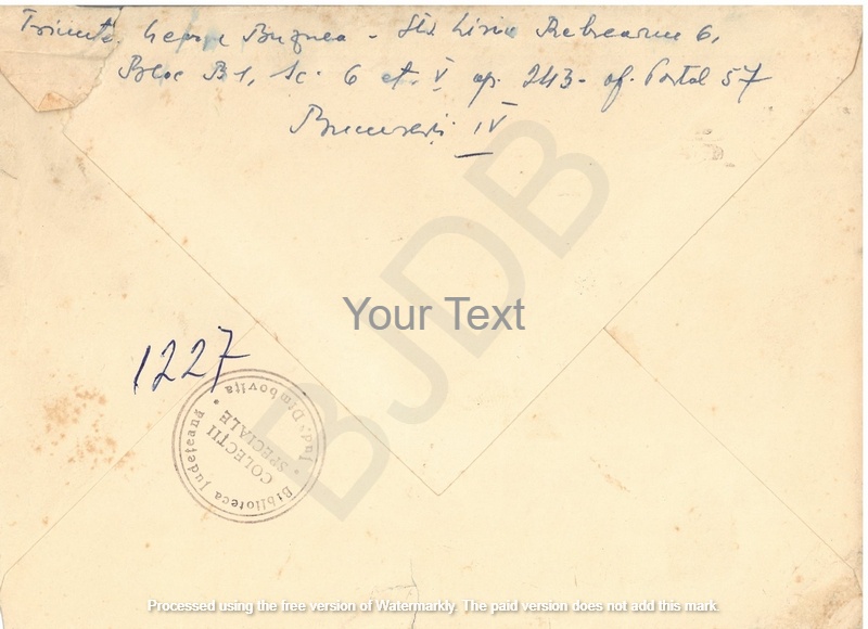 M-1227 - plic verso